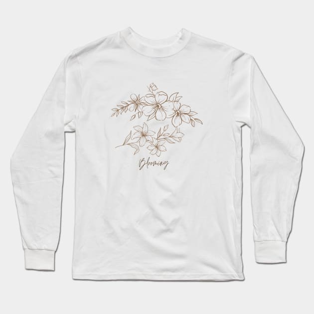 Blooming Long Sleeve T-Shirt by KiRich